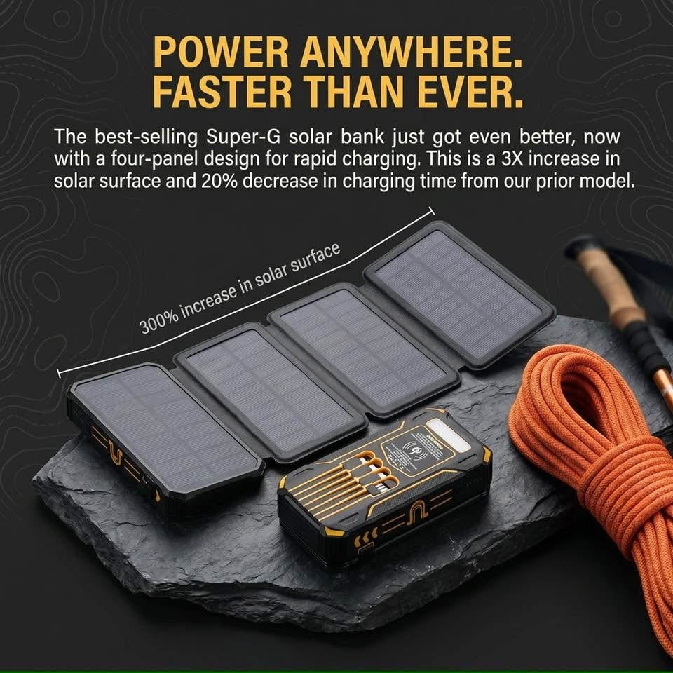 Portable Solar Banks/Panels/Chargers