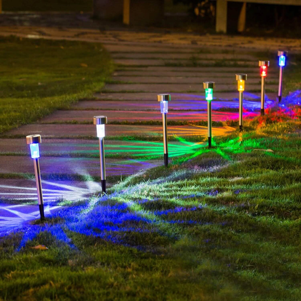 10 - Pack: Outdoor Solar Landscape Lawn Light - GJB PRODUCTS