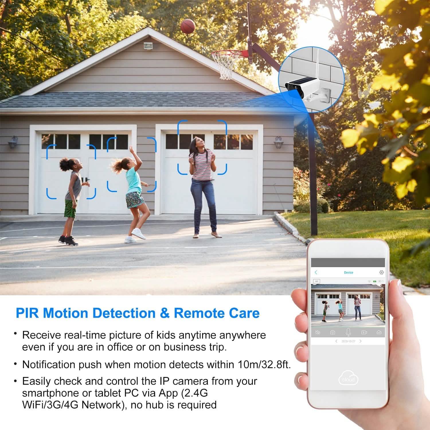 1080P Solar Powered Wifi IP Camera - GJB PRODUCTS