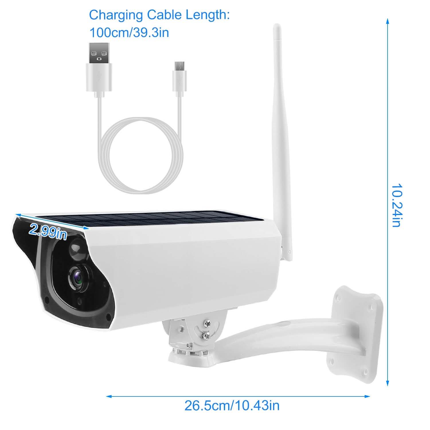 1080P Solar Powered Wifi IP Camera - GJB PRODUCTS