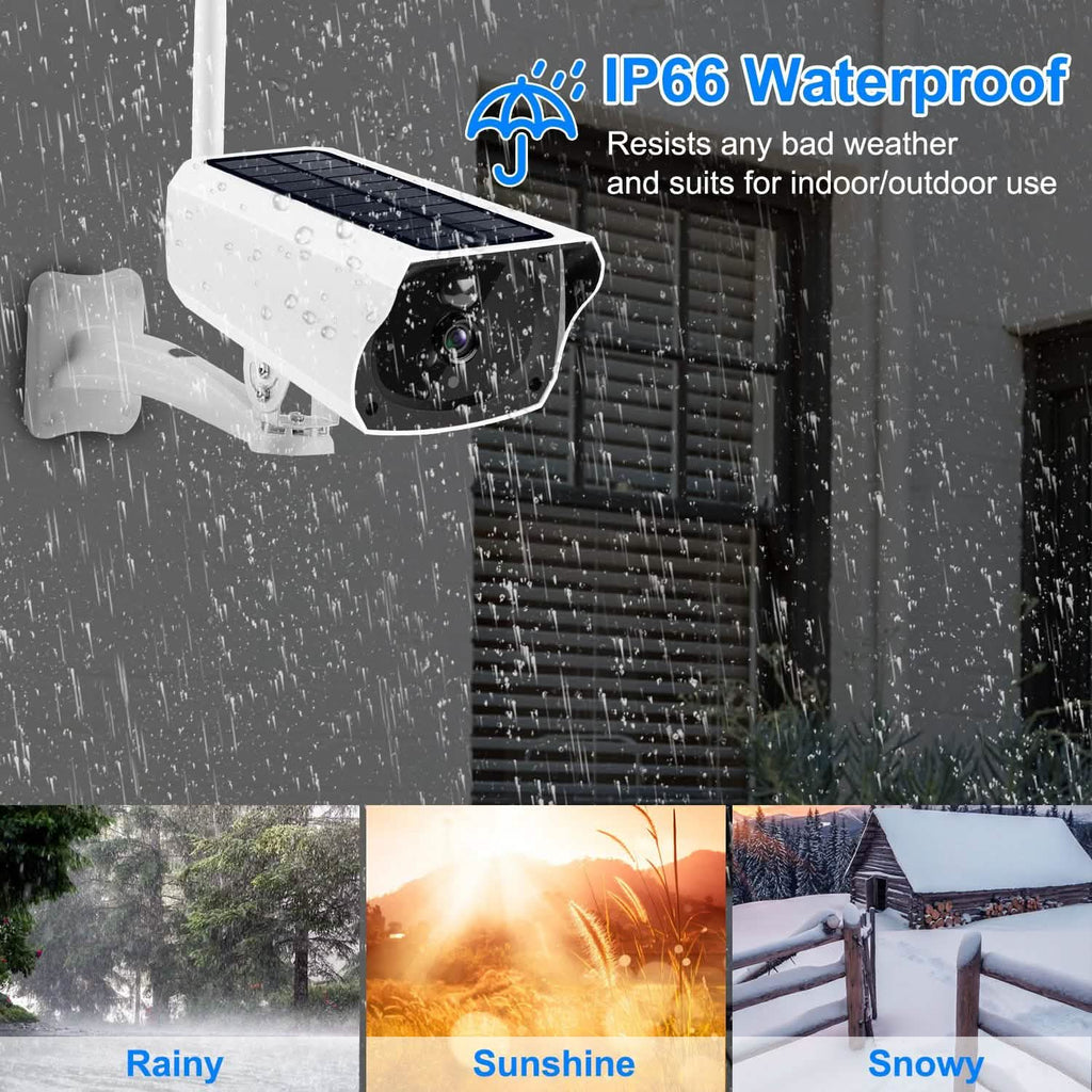 1080P Solar Powered Wifi IP Camera - GJB PRODUCTS