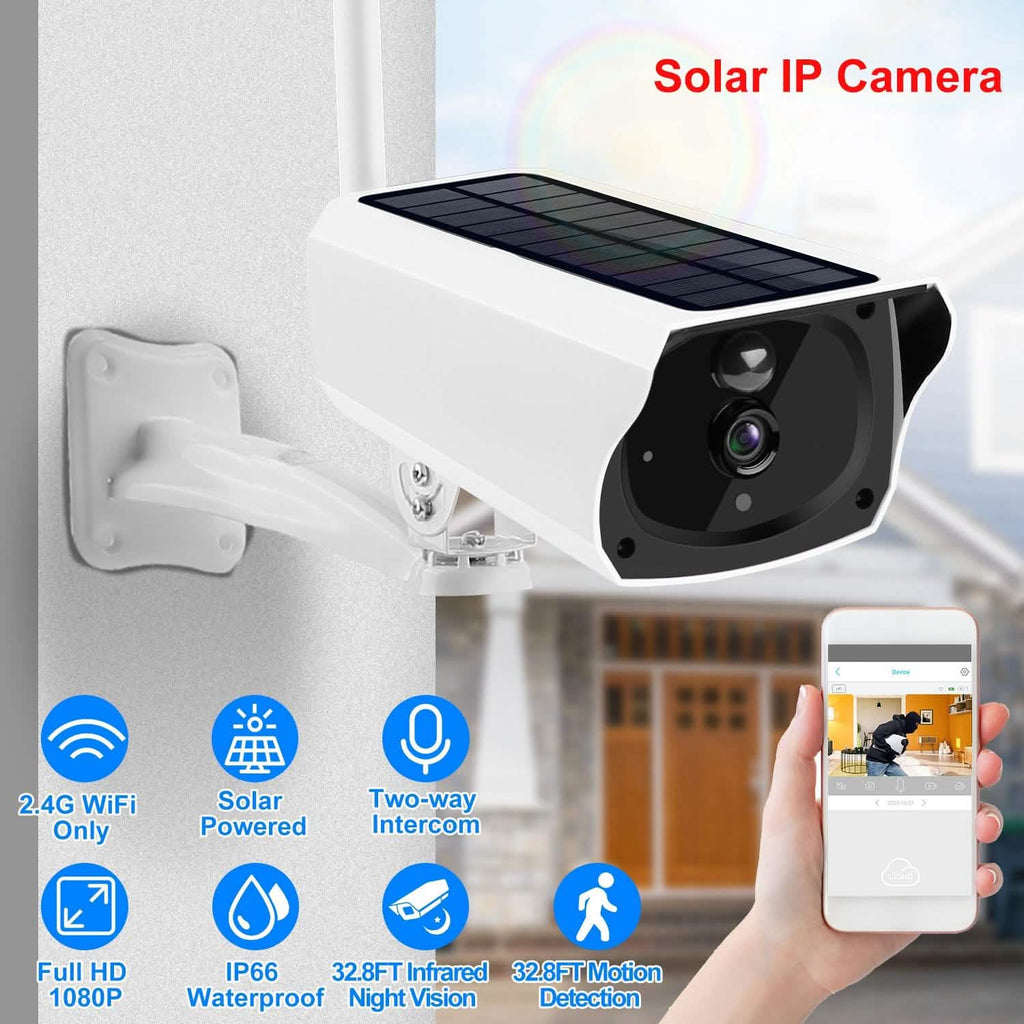 1080P Solar Powered Wifi IP Camera - GJB PRODUCTS