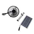 10W Solar Panel Exhaust Fan•Monocrystalline Silicon Solar Powered Ventilator Fan Kit With Stand For Pet, House, Chicken, Coop, RV or Greenhouse - GJB PRODUCTS