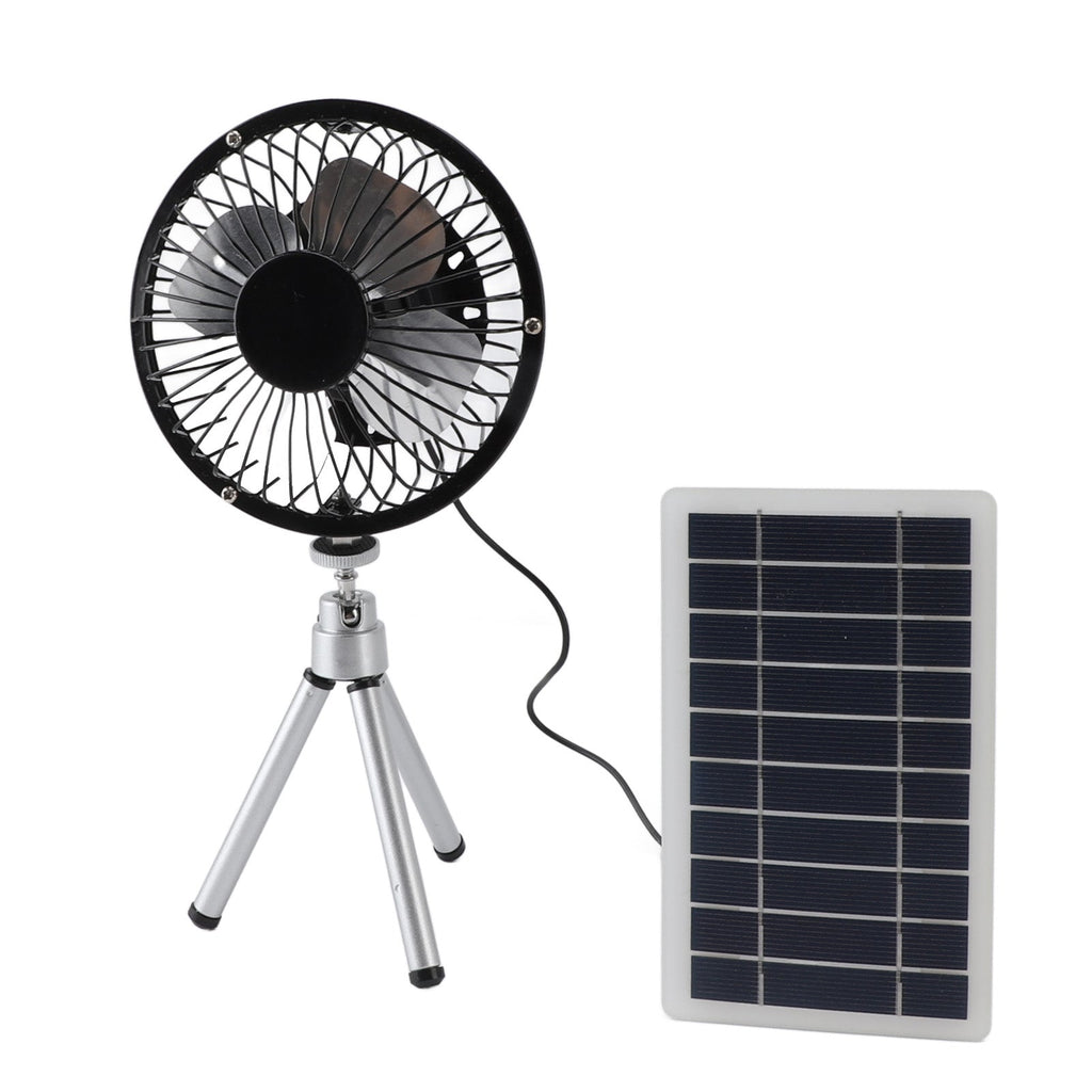 10W Solar Panel Exhaust Fan•Monocrystalline Silicon Solar Powered Ventilator Fan Kit With Stand For Pet, House, Chicken, Coop, RV or Greenhouse - GJB PRODUCTS
