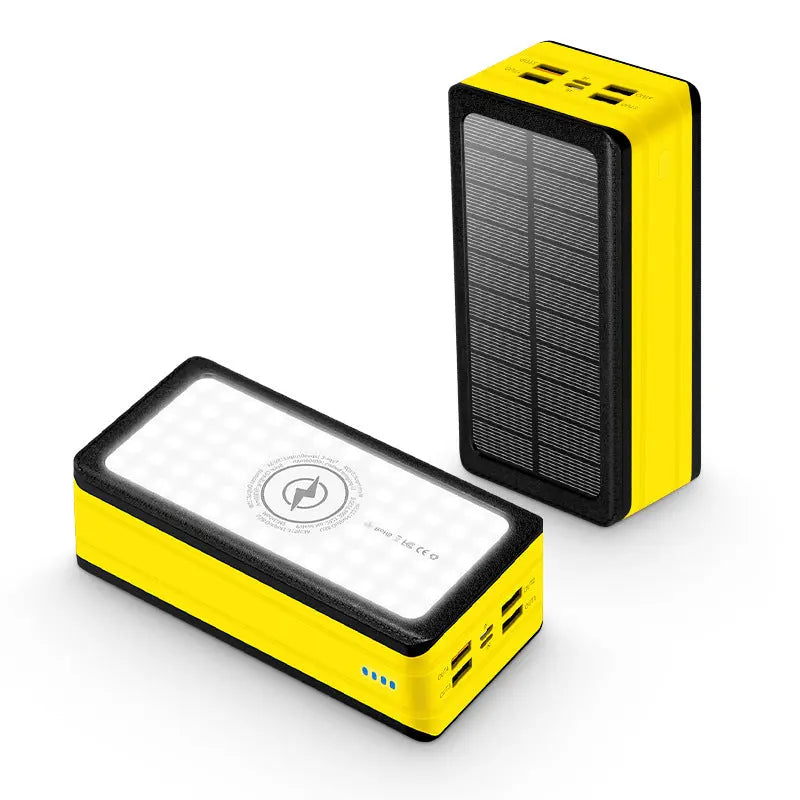 15W Wireless Charging 60,000mAh Solar Power Bank by Anacotte