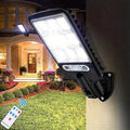 2 - Pack: Solar Outdoor Security Street Lighting, 3 Modes With Wireless Motion Sensing and Remote Control - GJB PRODUCTS