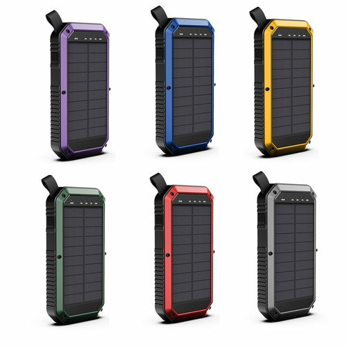 Sun Chaser Mini Solar Powered Wireless Phone Charger 10,000 mAh With by GJB PRODUCTS