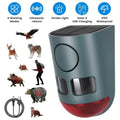3-In-1 Ultrasonic Solar Animal Repeller Motion Activated Animal Repellent - GJB PRODUCTS