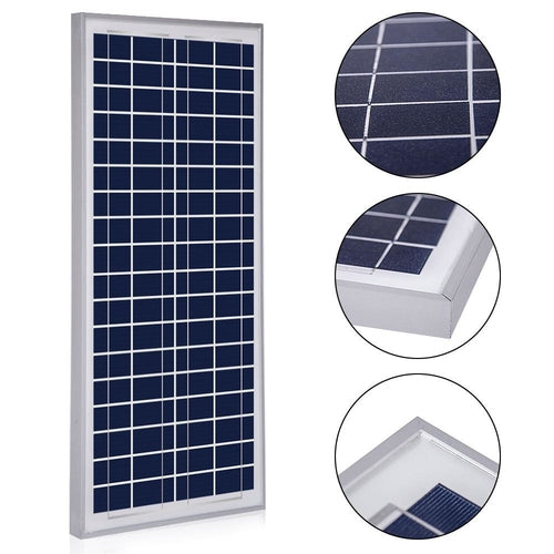 35 Watt 12 Volt Polycrystalline Solar Panel by GJB PRODUCTS