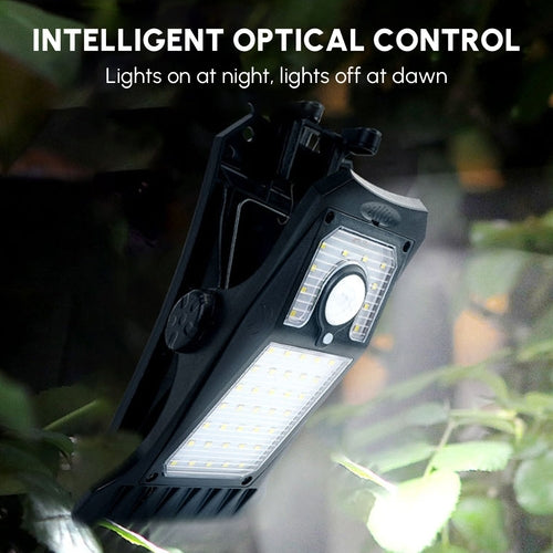 2Pcs 45 LEDGarden Solar Wall Lights Outdoor Light Solar Clip Sensitive by GJB PRODUCTS