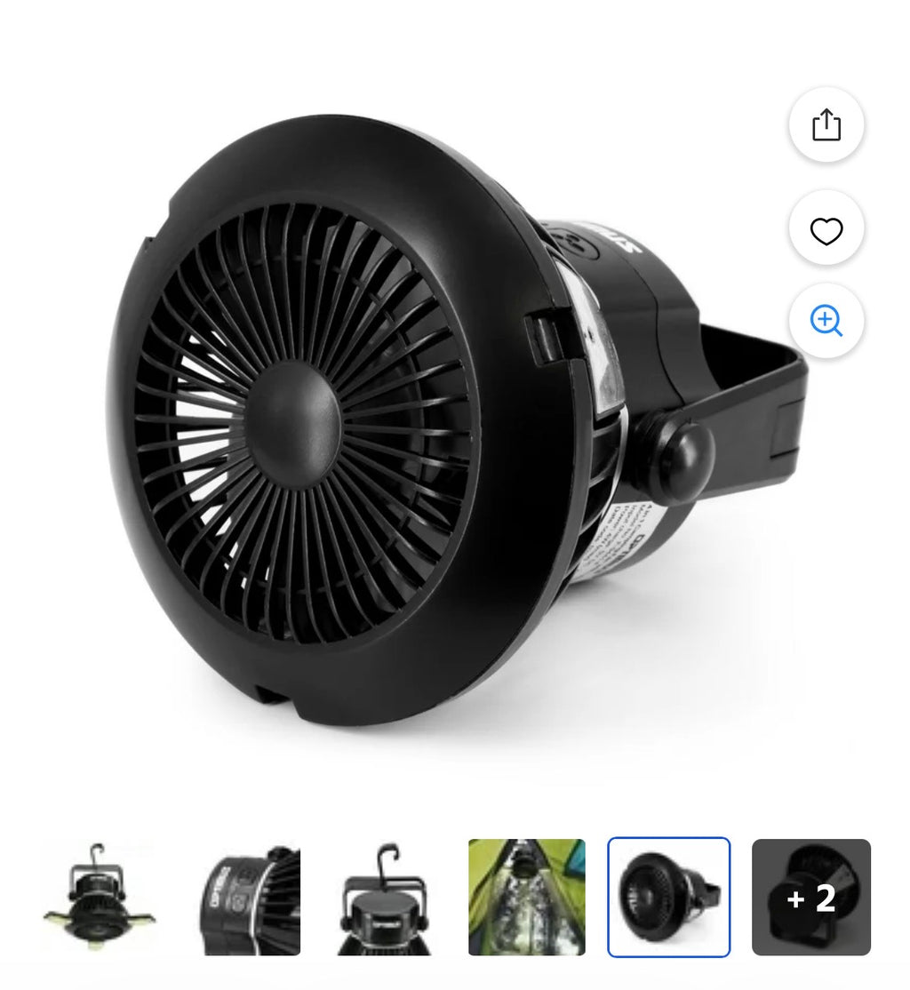 Optimus: 4 in 1 Camping Outdoor Solar Fan with LED Lights by Optimus