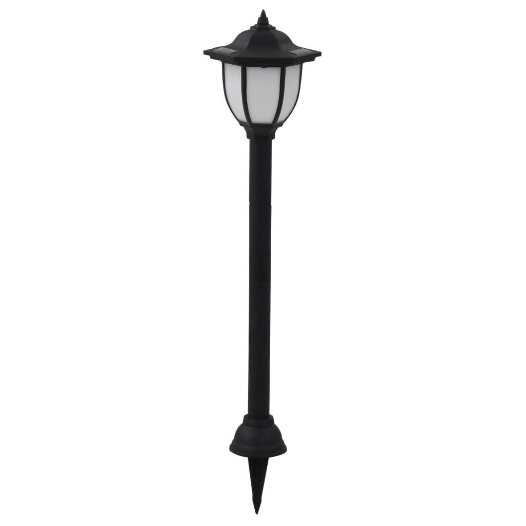 vidaXL Outdoor Solar Lamps Ground Driveway Walkway Dock Light Solar LED Black by VidaXL