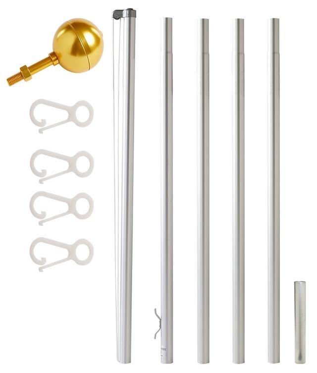 EZ Pole Sectional Flagpole - Made in USA - 5 Year Warranty by Flagman of America