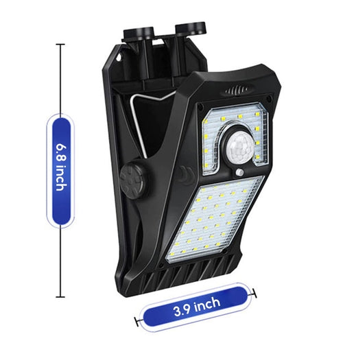 2Pcs 45 LEDGarden Solar Wall Lights Outdoor Light Solar Clip Sensitive by GJB PRODUCTS