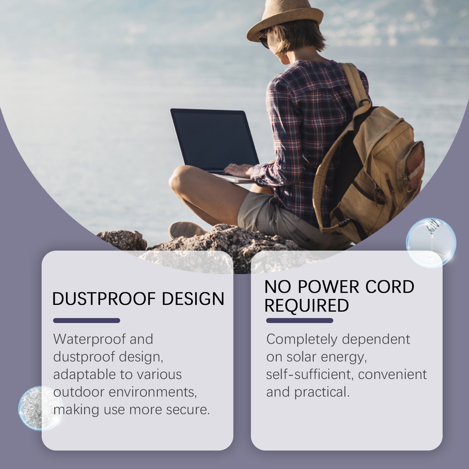 HozoneX solar boost charging panel, solar photovoltaic panel voltage regulator mobile phone charger polycrystalline charging panel by Dropsure