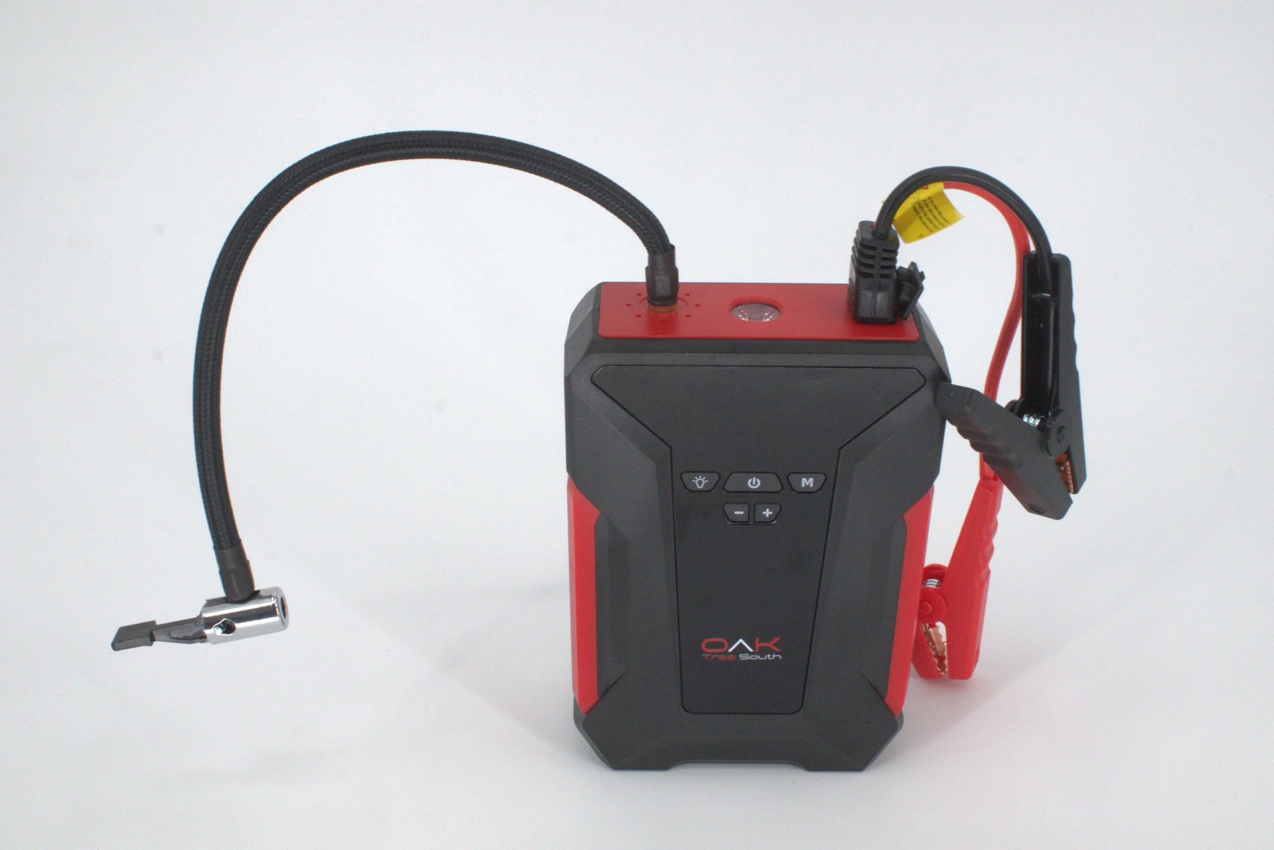 Portable Multi-function, Quickstart Battery Jumper Kit and Cables for 12V Emergency Starting. Also Built in Air Compressor with Hose and More… by Oak Tree South