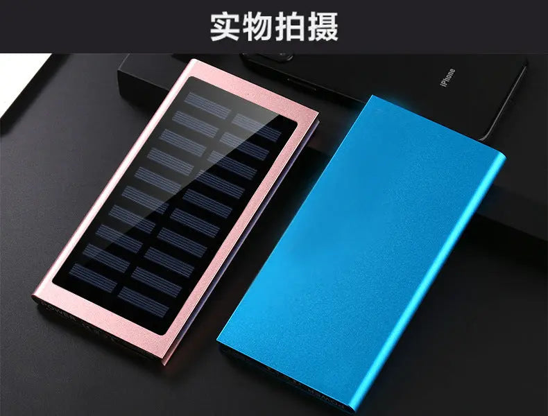 Portable Solar Power Bank 20,000mAh Battery by Anacotte