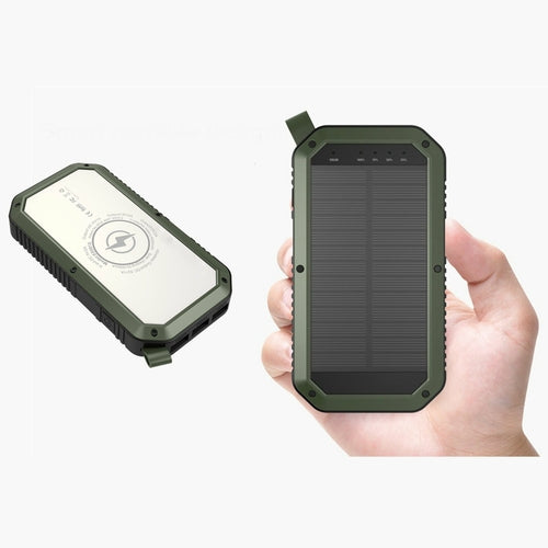 Sun Chaser Mini Solar Powered Wireless Phone Charger 10,000 mAh With by GJB PRODUCTS