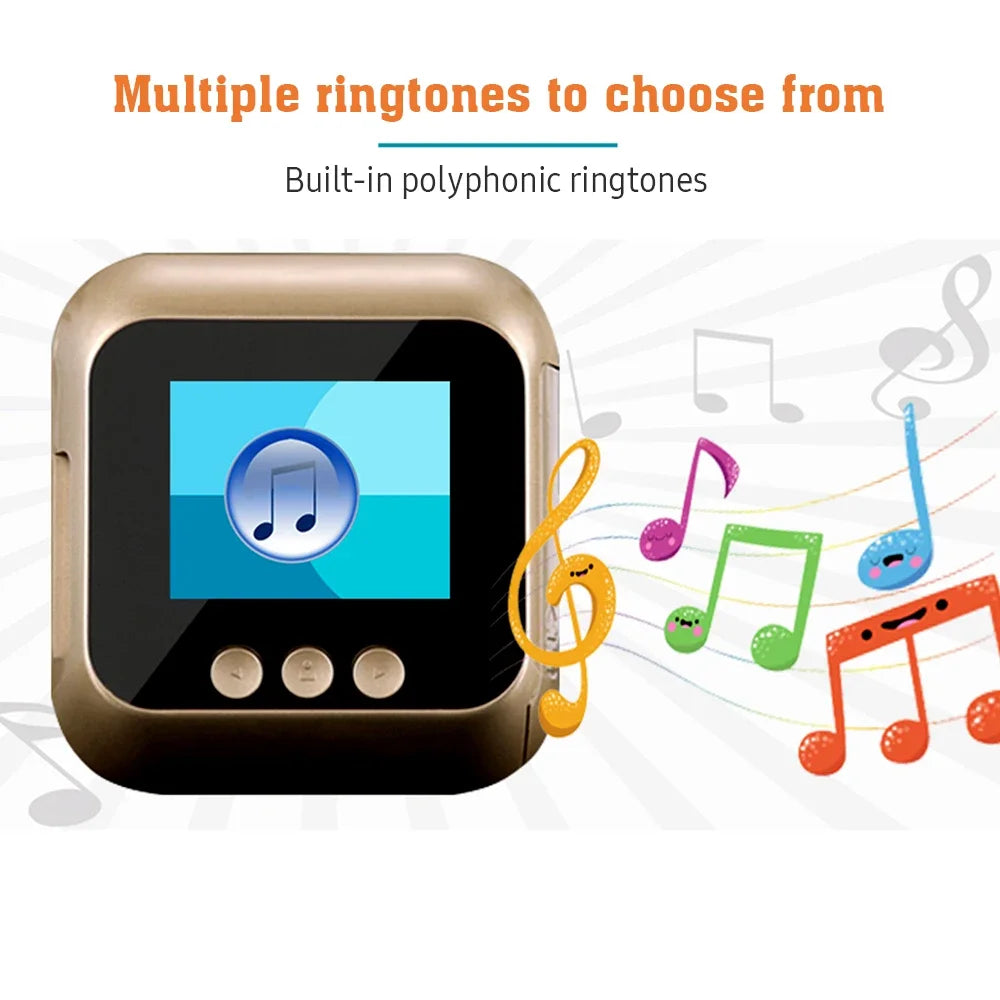 Door Camera Doorbell with Wireless Viewer HD Monitor and Live Night Vision for Home or Office by GJB PRODUCTS