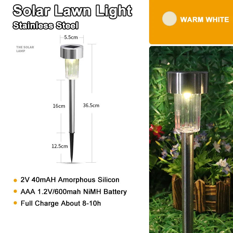 Decorative LED Solar Powered Outdoor Lights by GJB PRODUCTS