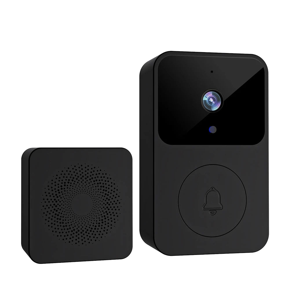 2.4GHz WiFi Wireless Night Vision Doorbell Camera & Two-way Intercom Home Security System by GJB PRODUCTS