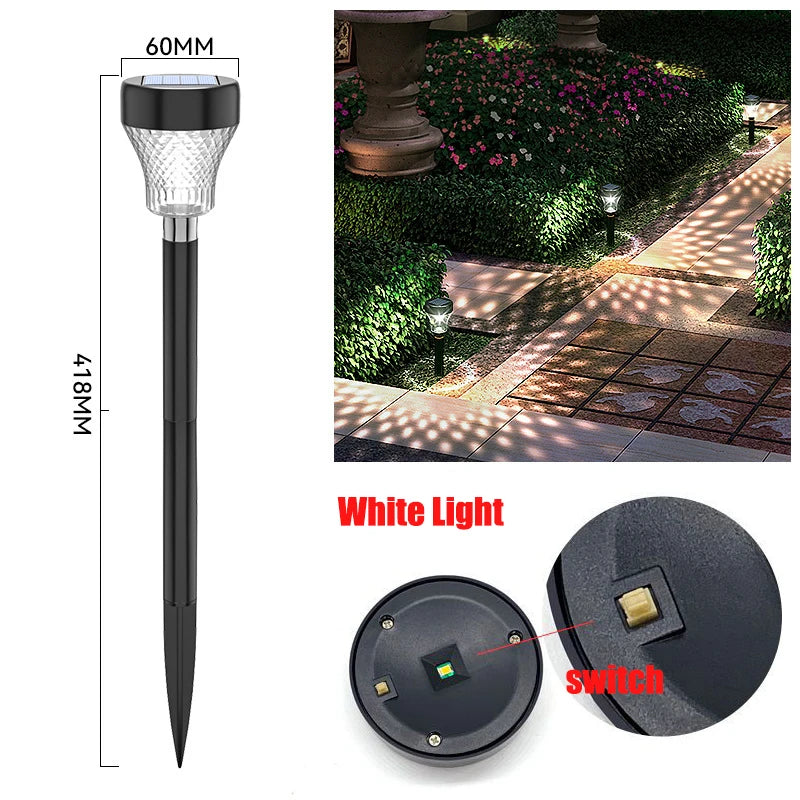 Decorative LED Solar Powered Outdoor Lights by GJB PRODUCTS