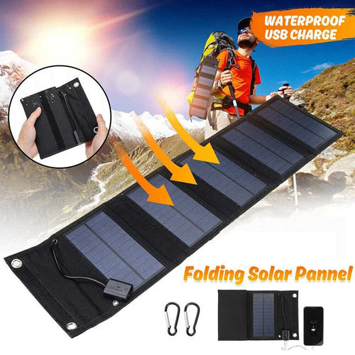 Portable Solar Panel with USB Charging for Cell Phone by GJB PRODUCTS