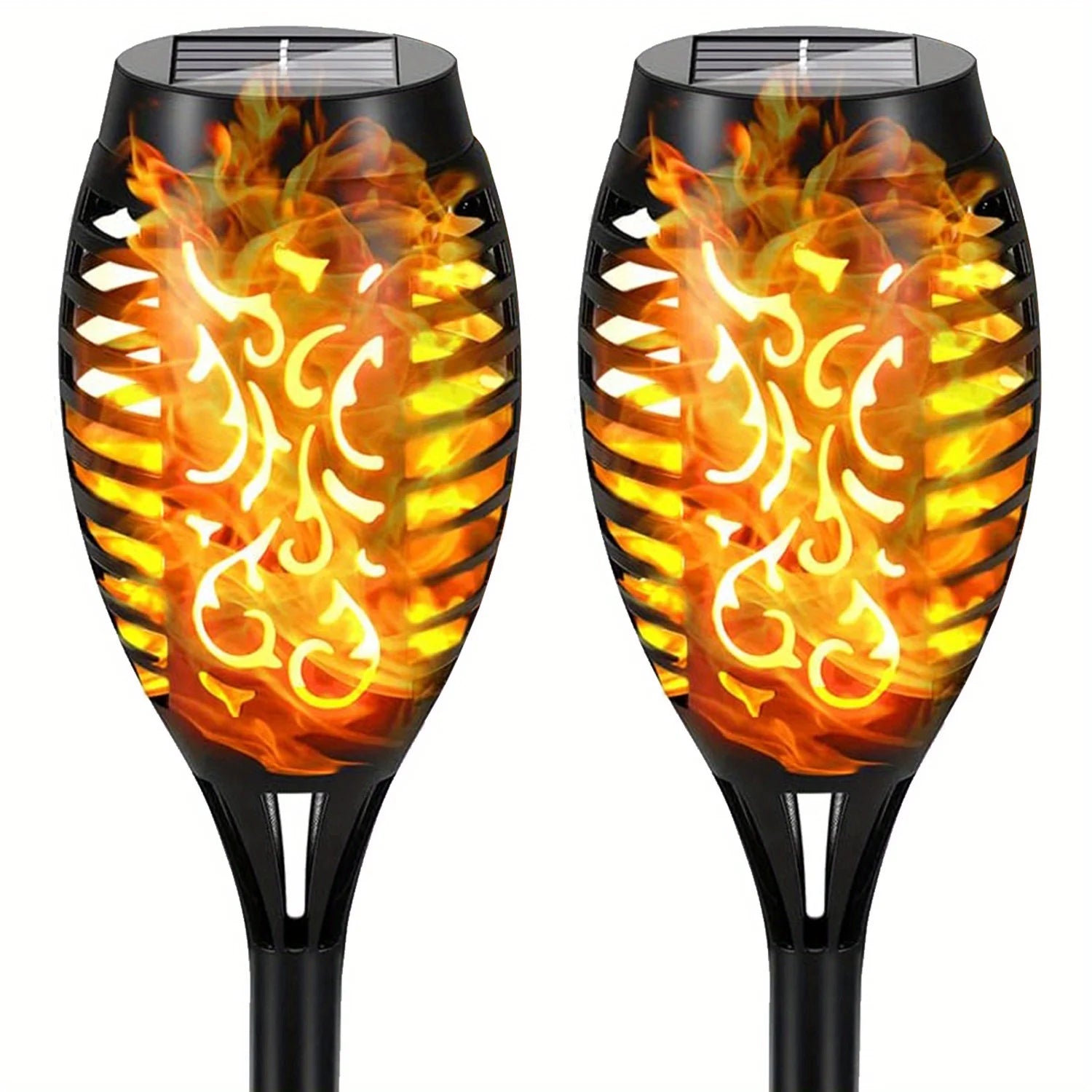 12LED Solar Flame Light for Outdoors and Waterproof. Decorations by GJB PRODUCTS