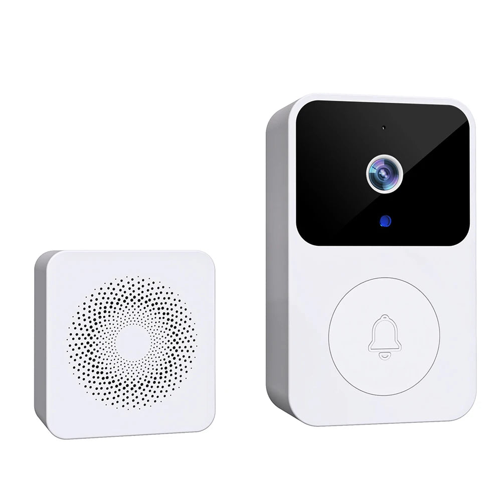 2.4GHz WiFi Wireless Night Vision Doorbell Camera & Two-way Intercom Home Security System by GJB PRODUCTS