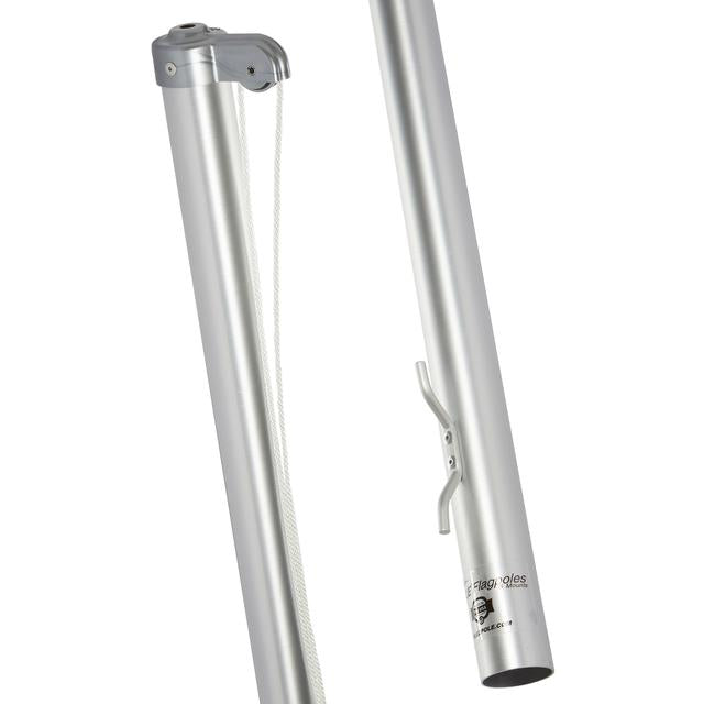 EZ Pole Sectional Flagpole - Made in USA - 5 Year Warranty by Flagman of America