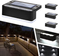 Horizontal Updated Black Solar Deck Lights- Sets: 4,8,12,16 by Solpex