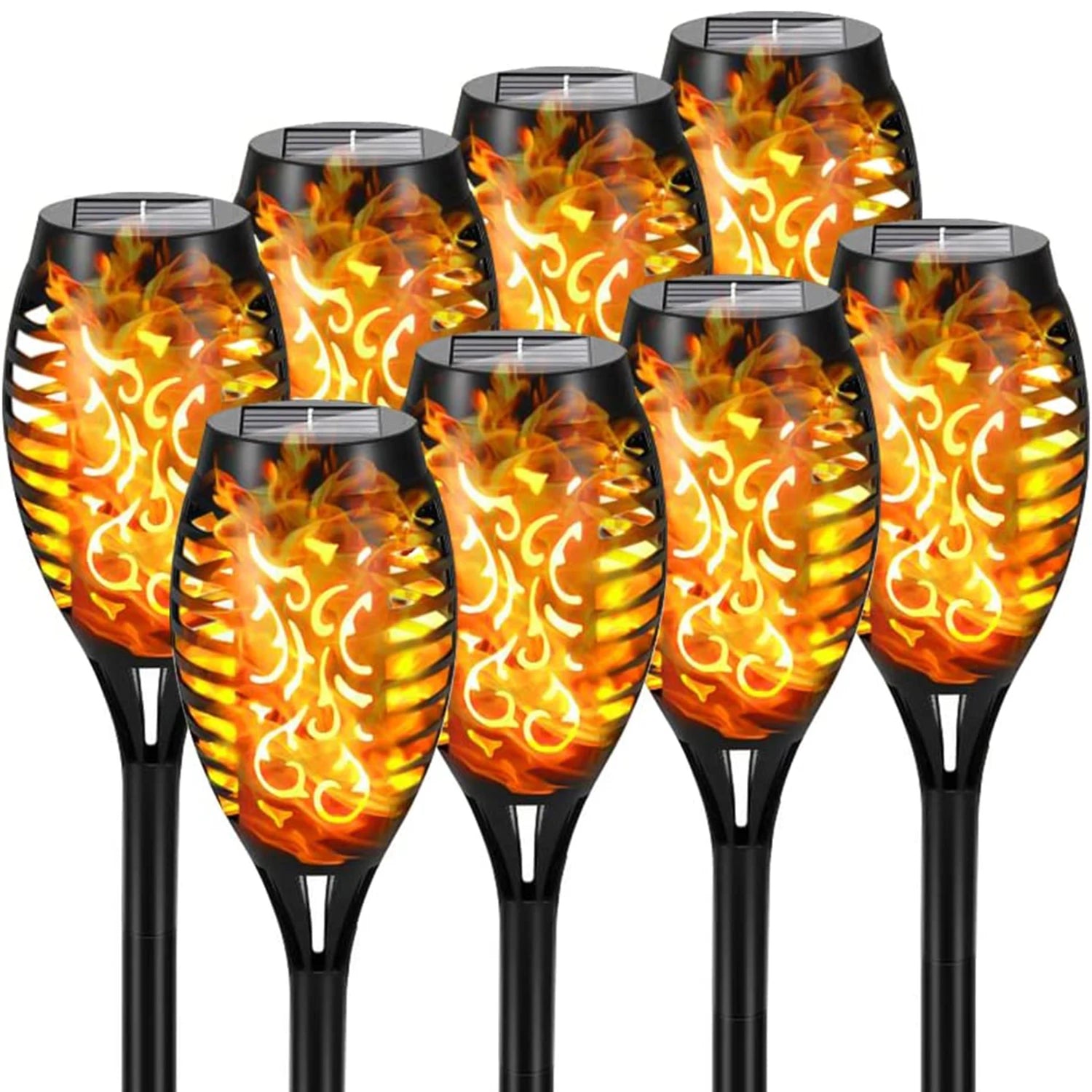 12LED Solar Flame Light for Outdoors and Waterproof. Decorations by GJB PRODUCTS