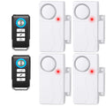 Home Security Wireless Door or Window Alarm Sensor System with Remote, Anti Lost Vibration Warning Alarm by GJB PRODUCTS