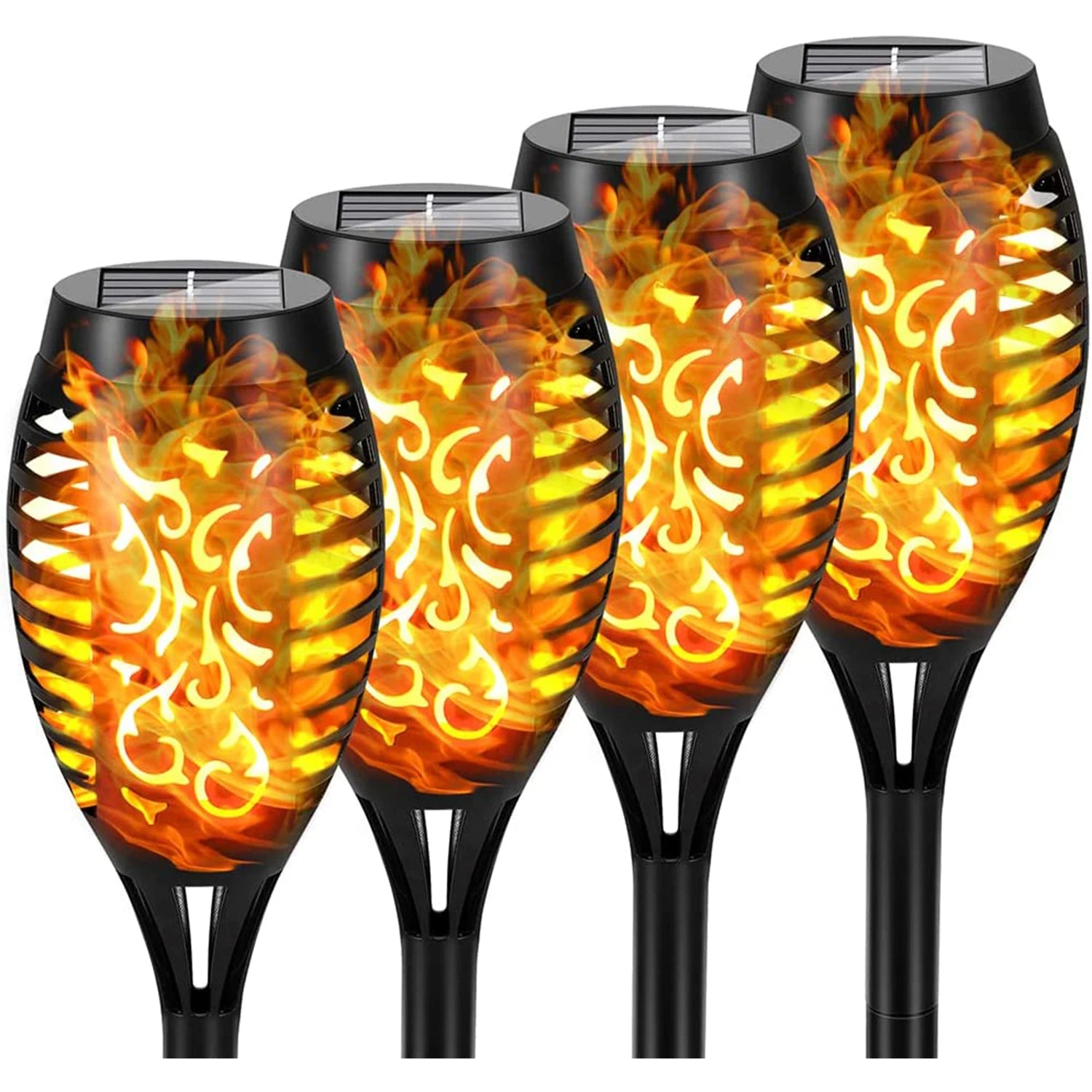 12LED Solar Flame Light for Outdoors and Waterproof. Decorations by GJB PRODUCTS