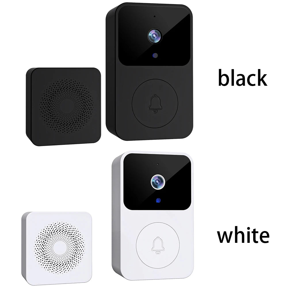 2.4GHz WiFi Wireless Night Vision Doorbell Camera & Two-way Intercom Home Security System by GJB PRODUCTS