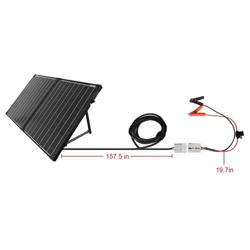 ACOPOWER: 120W Portable Solar Panel Kit (Briefcase Size) - GJB PRODUCTS
