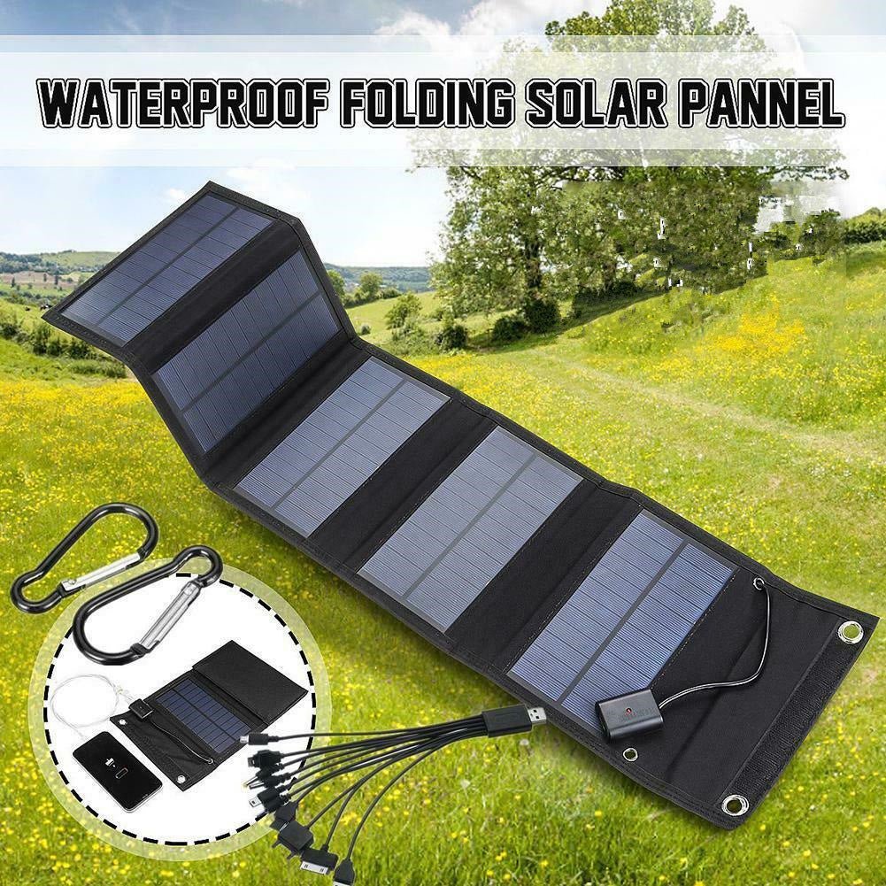 AXTQH: 20W Portable Foldable “Pocket Size” Solar Charger - GJB PRODUCTS