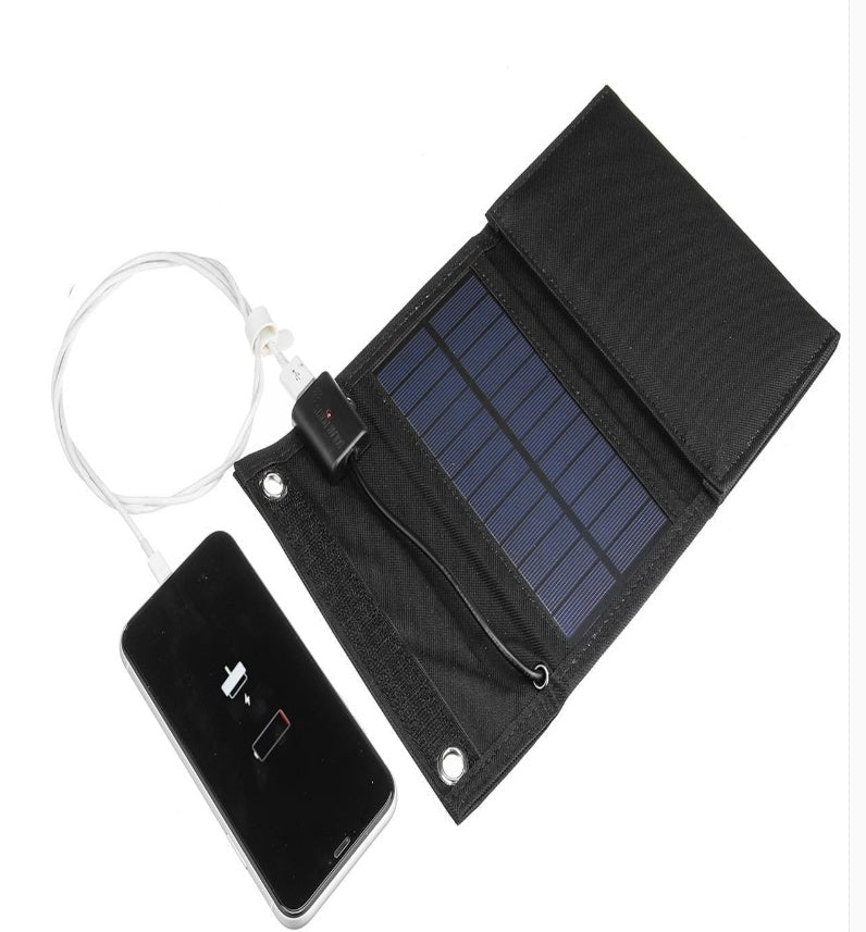 AXTQH: Single Crystal 25W 5V Folding Solar Panel - GJB PRODUCTS