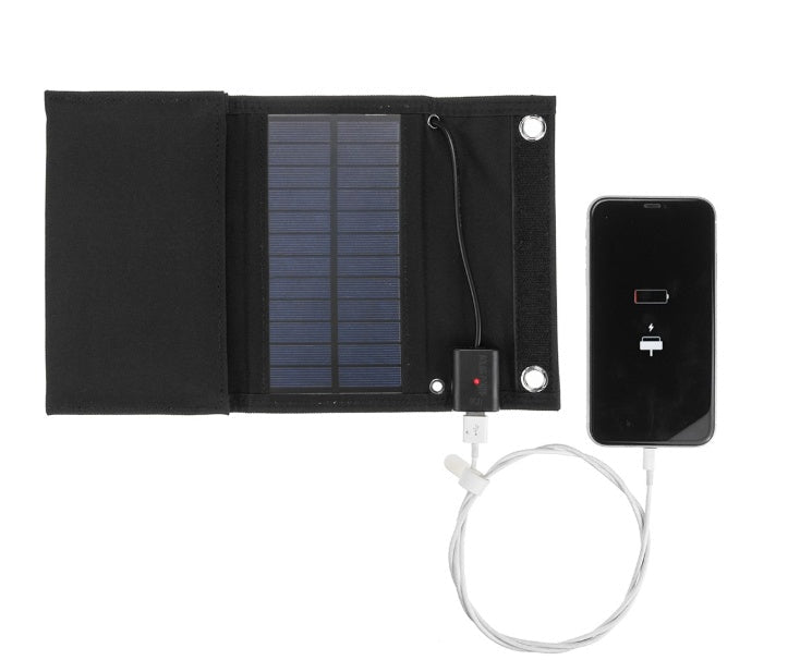 AXTQH: Single Crystal 25W 5V Folding Solar Panel - GJB PRODUCTS