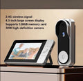 BellCam: DoorBell Video Camera and Pairing Monitor with 2 - Way Face to Face Constant Monitoring - Waterproof & Rechargeable w/ Automatic Screen on/off for Power Saving - GJB PRODUCTS