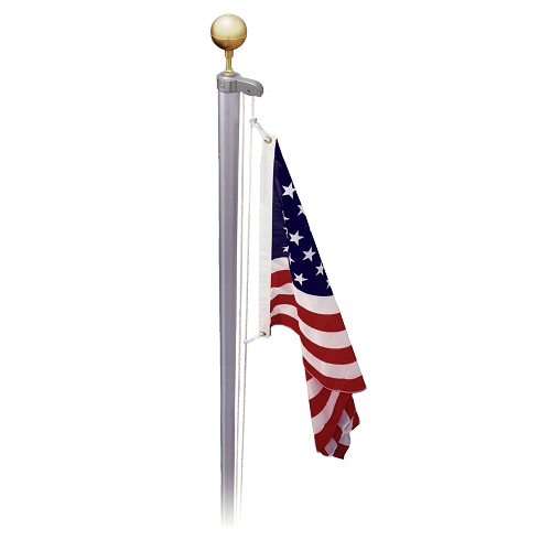 EZ Pole Sectional Flagpole - Made in USA - 5 Year Warranty by Flagman of America