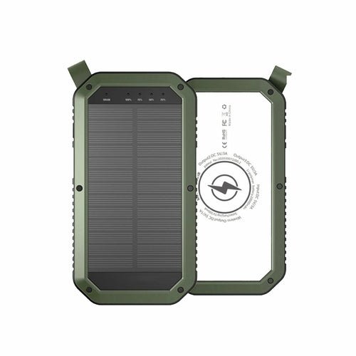 CSun: Mini Solar Powered Wireless Power Bank, 10,000mAh Capacity - GJB PRODUCTS