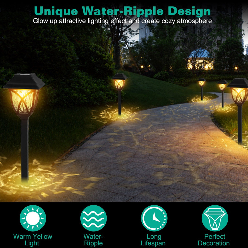 Cubilan: 6Pk DC 2V Solar Powered Decorative Stake Lights - GJB PRODUCTS