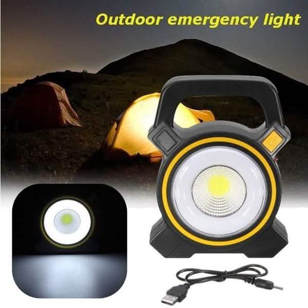 DailySale: 60W Solar Powered Portable Rechargeable LED Flood Lamp - GJB PRODUCTS