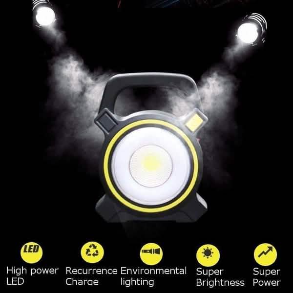 DailySale: 60W Solar Powered Portable Rechargeable LED Flood Lamp - GJB PRODUCTS