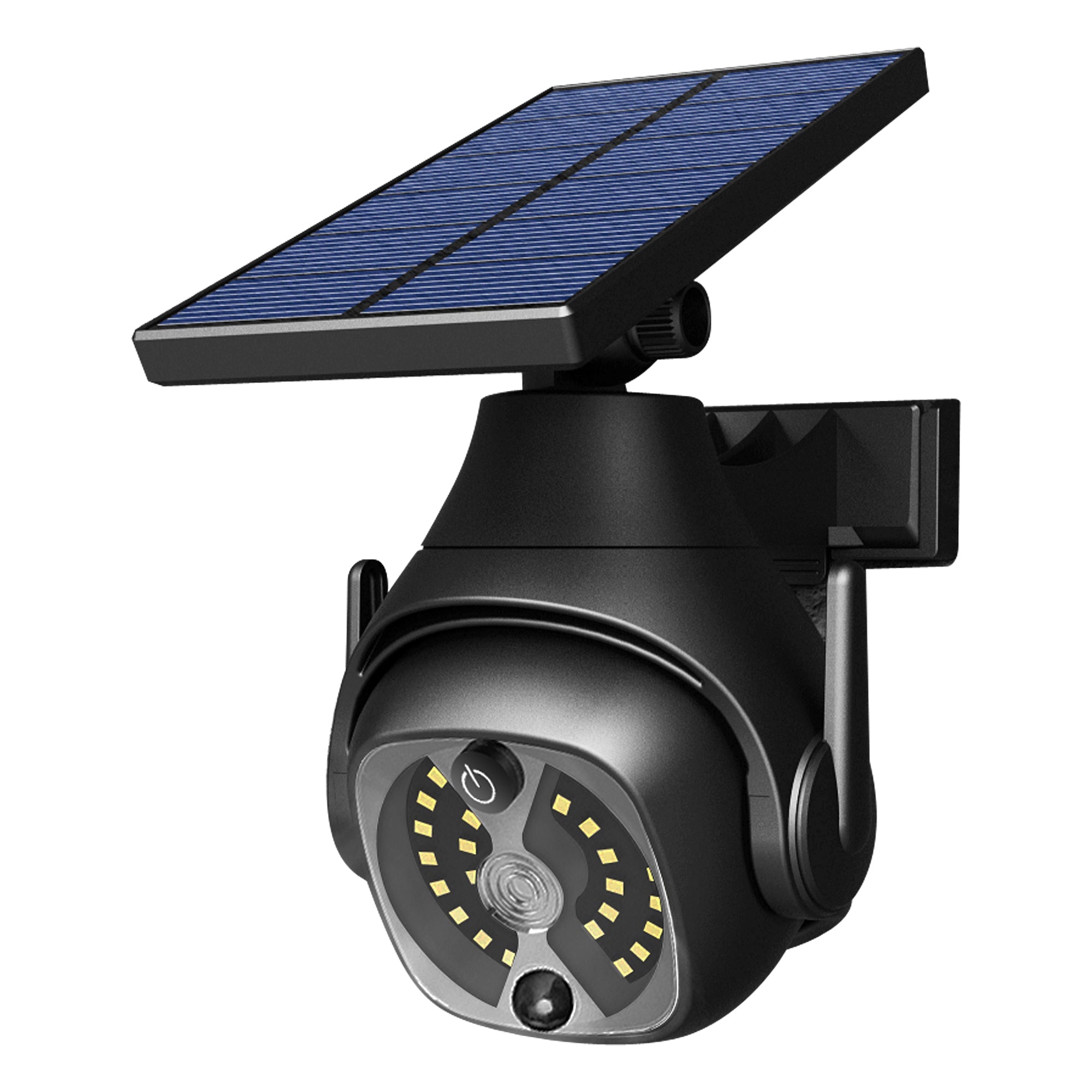 Deamak: 5V Solar Powered Outdoor 6W Courtyard LED W/Out Adjustable Lights with Human Sensing Detection - 300LM - GJB PRODUCTS