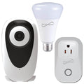 Supersonic: (3-Pc)Smart Home Starter Kit WiFi enabled: HD Camera, Plug, and Bulb by Supersonic