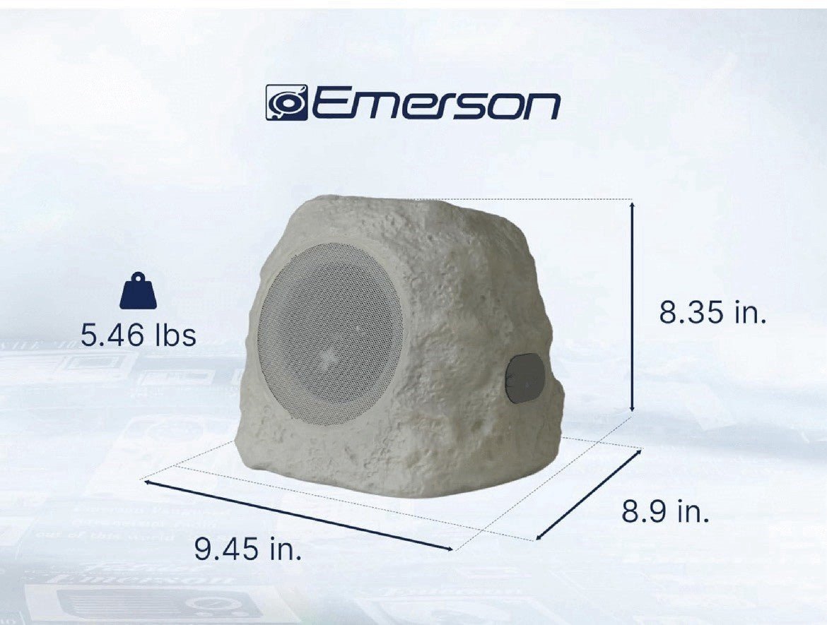 Emerson: Rock Party Solar Multicolor LED Bluetooth Outdoor Speaker - GJB PRODUCTS