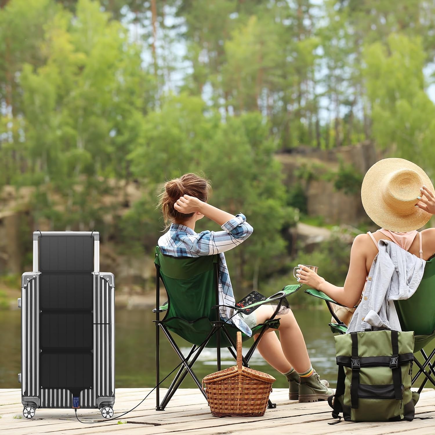 Ericsity: Portable 36W Foldable Solar Panel Charger - GJB PRODUCTS