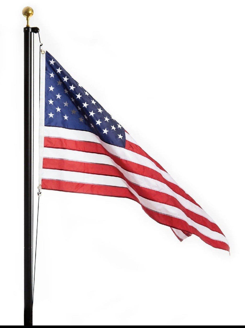 EZ Pole: Made In The USA Flag Pole Kits•Aluminum Poles•Nylon American Flag - GJB PRODUCTS